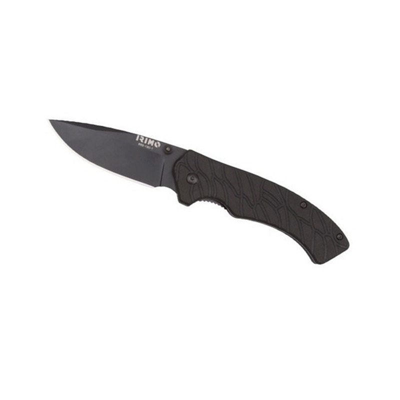 CUCHILLO PLEGABLE DE ACERO NEGRO