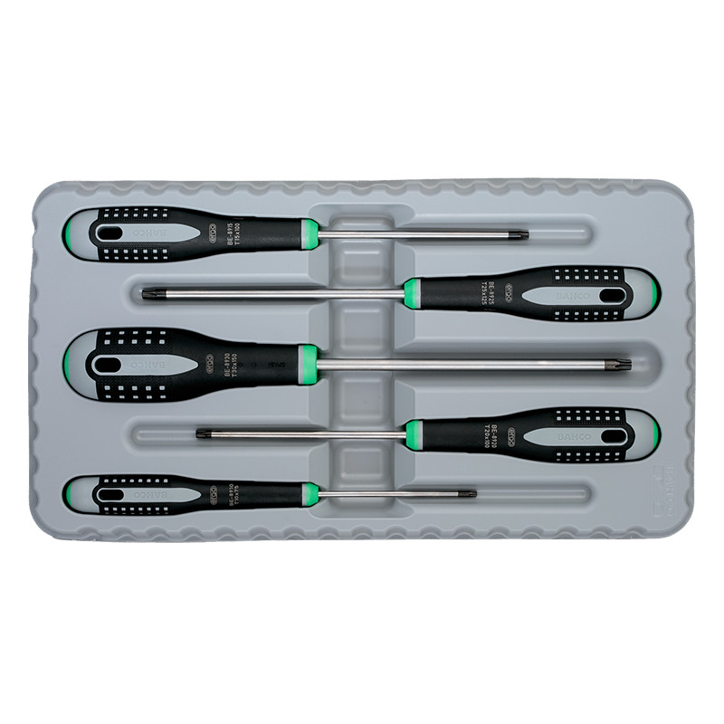 JUEGO DE DESTORNILLADORES TORX ERGO 5PCS.